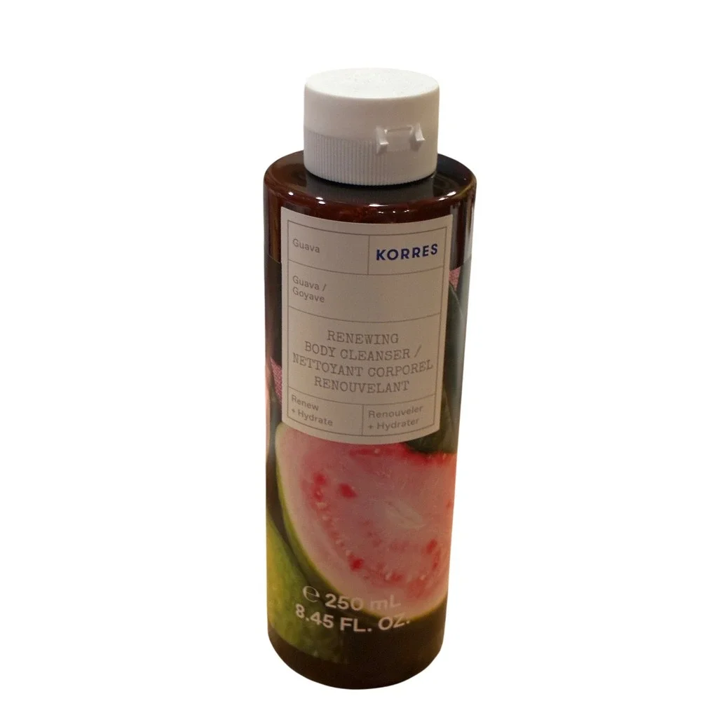 Korres Guava Renewing Body Cleanser 250ml / 8.45 fl oz‎ New Unsealed